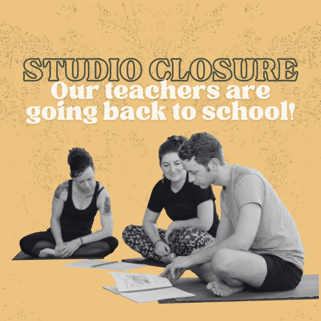 Studio Closure on August 18 & 19