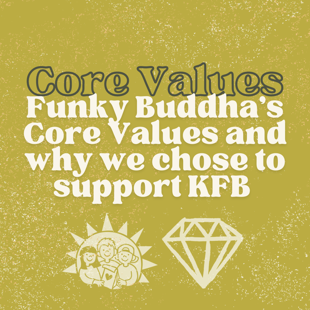Funky Buddha's Core Values and why we chose Kids Food Basket